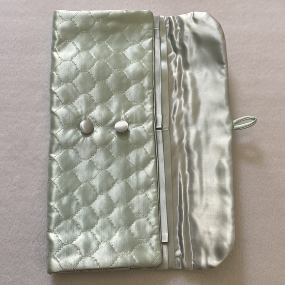 💐Rare💐Vintage 1950’s Quilted Silk Lingerie Bag’s Set of 2 - Picture 7 of 15